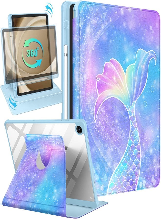 Kidcube for Samsung Galaxy Tab A9 Plus Case 11 Inch for Women Girls Kids Folio Cover with Pencil Holder Cute Kawaii Design Rotating Stand Girly Fashion for Tab A9+ Plus Tablet Case SM-X210/X216/X218 - Image 1